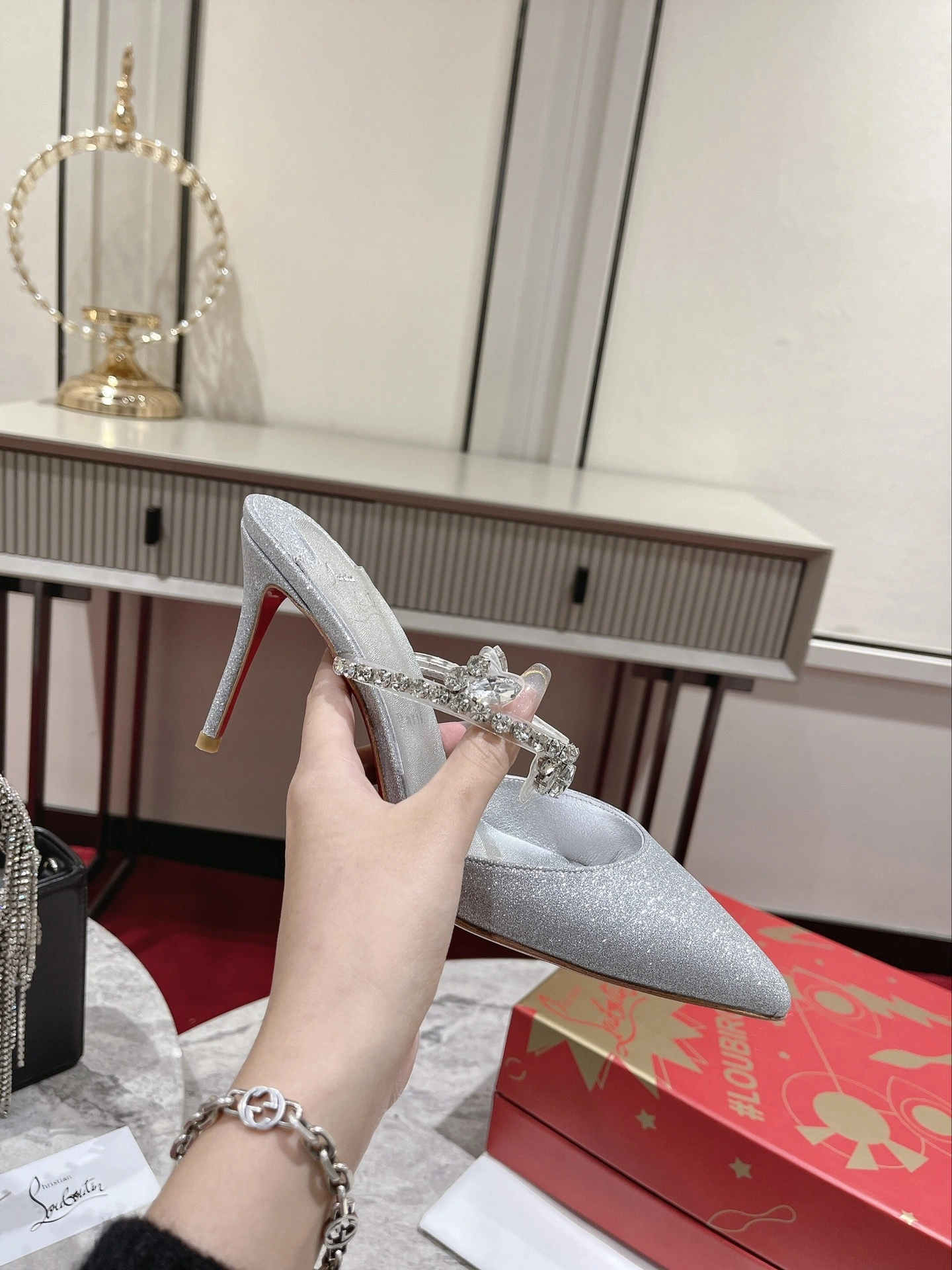 COCO--- 8ou2ou 3221311S211 Heel height：10CM、8.5CM、6.5CM（6.5CMCustom products are not returned or exchanged） item:D-X062E2037W